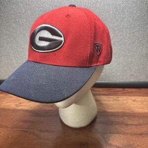 Georgia Bulldogs SEC Hat Cap Strapback Adjustable Top Of The World Acrylic Wool